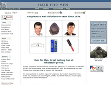 Tablet Screenshot of hairformen.com